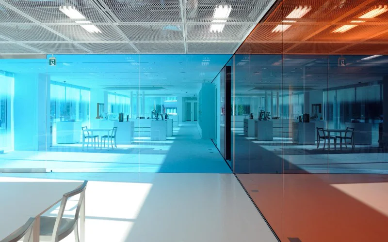 شیشه مورد استفاده در پارتیشن شیشه ای