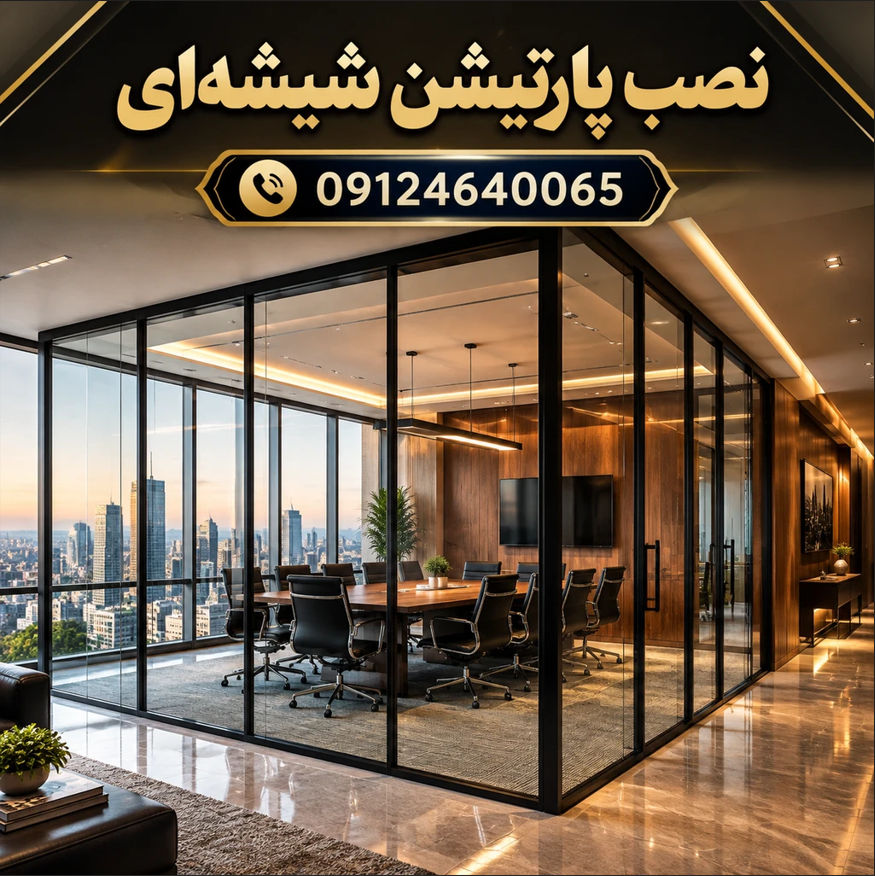 قیمت پارتیشن شیشه ای اداری در تهران به صورت متری