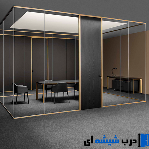 پارتیشن شیشه ای تجاری برای دفتر کار در میرداماد