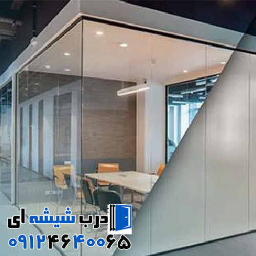 پارتیشن شیشه ای اداری لوکس در پونک و اکباتان