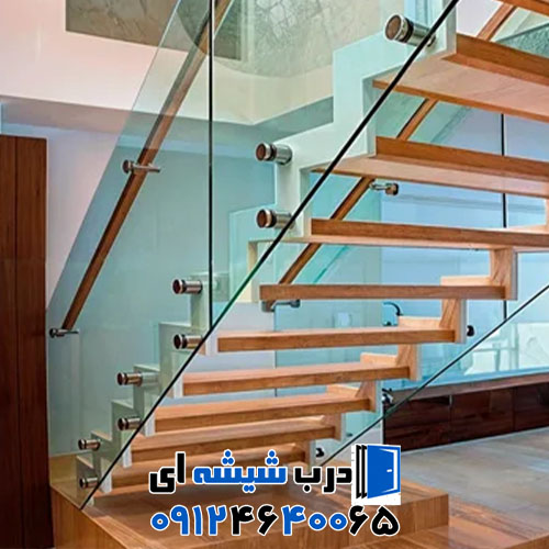 نصاب هندریل شیشه ای با پایه استیل در تهران