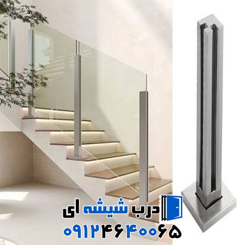 قیمت نرده شیشه‌ای راه پله در تهران